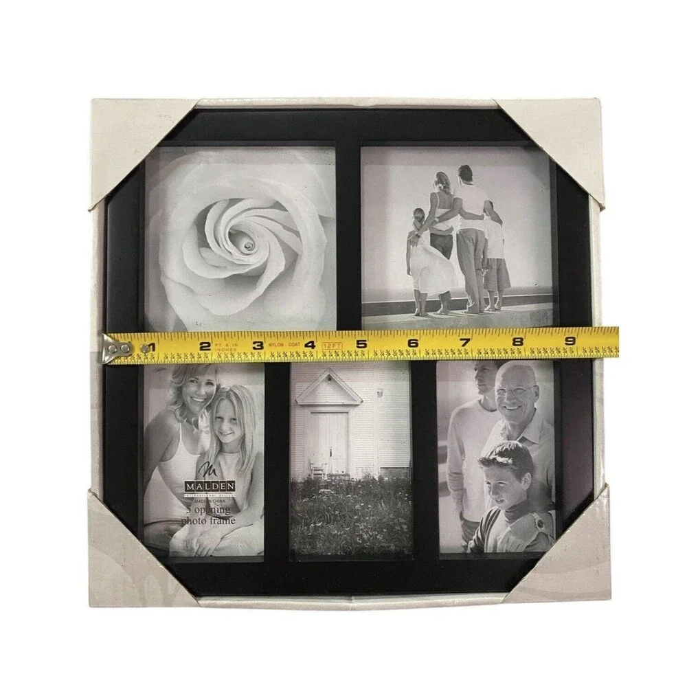 Malden Photo Frames, Black Matte – 2-Pack (1 New, 1 Pre-Loved)